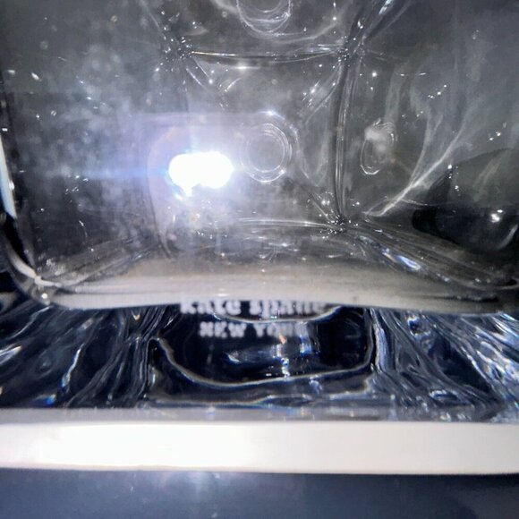 Lenox Kate Spade Gin Rummy Whiskey Decanter Full Lead Crystal 750 ml NOTE - Picture 11 of 14